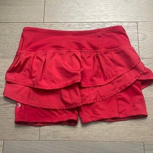 lululemon athletica Size 4 Red Polyester Skort